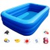 Bathtubs Freestanding Inflatable Inflatable Pool Adult Whirlpool Family Pool Baby (Color : Blue  Size : 25816565cm) - B07H7J7CYM